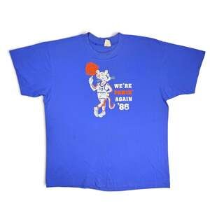 VTG 80s XL Memphis State Tigers We’re Pawin’ Again 1986 Final Four T-Shirt